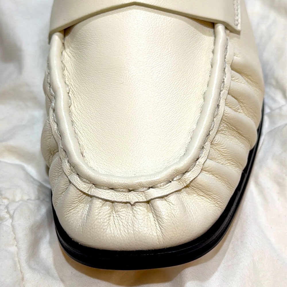 J.Crew Madison ruched loafers in leather sz9 NEW - Picture 7 of 9